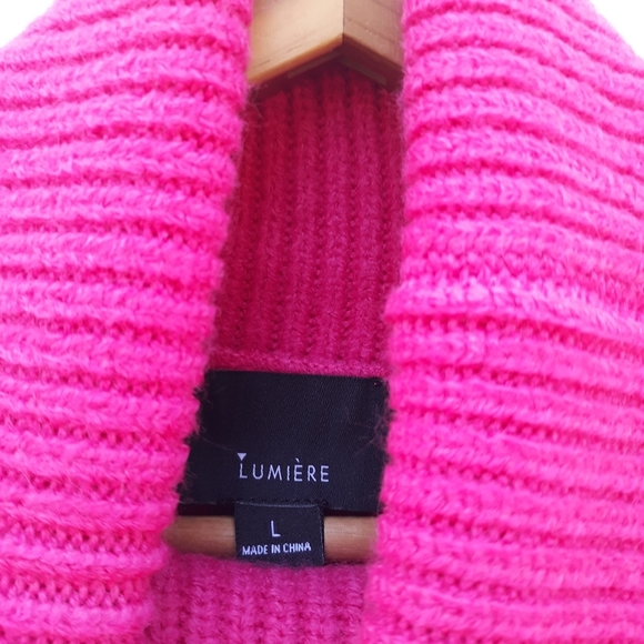 Lumiere Sweater Turtleneck Hot Pink Barbie - Picture 6 of 6